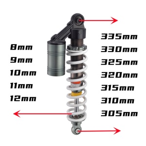 Hệ thống treo sau aerox shock absorber xe máy 8mm mùa xuân 9/10/11/12mm - Product Image 3