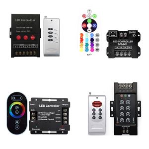 30A светодиодный контроллер высокой мощности RGB Полоски неоновый SMD5050 COB Light 5V 12V 24V 36v 48v 10A 3CH RF пульт дистанционного управления 30A RGB контроллер - Product Image 1