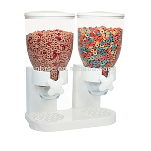 Hiện đại màu Đỏ nhà bếp lưu trữ container đôi thực phẩm quả ngũ cốc Nut gạo kẹo bền vững PS 5kg Mỹ - Product Image 6