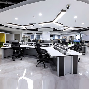 Sala di controllo mobili Data Center professionale multi Computer Workstation comando centro Console tavolo - Product Image 5