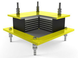 Building Isolation Rubber <strong>Bearing</strong> Seismic Support Corridor <strong>Friction</strong> <strong>Pendulum</strong> Isolation <strong>Bearing</strong>