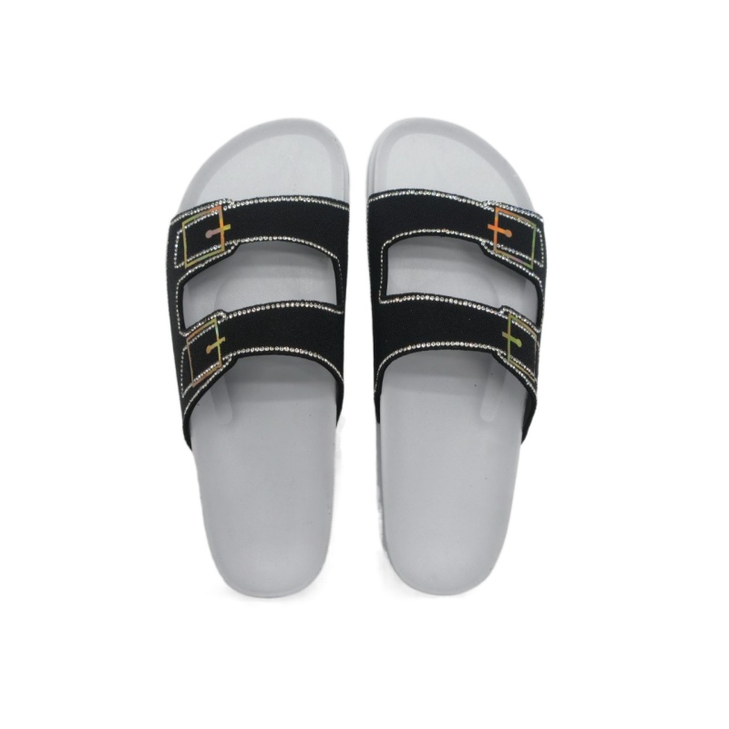 Superior negro/Suela blanca