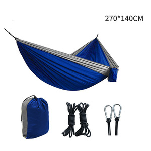Hợp Thời Trang Trọng Lượng Nhẹ <span class=keywords><strong>Nylon</strong></span> 2-Người Cắm Trại Võng Cho Ngoài Trời Săn Bắn Sinh Tồn Di Động Sân Vườn Giải Trí Dù Thiết Kế - Product Image 6