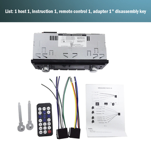 Multimedia <strong>Kits</strong> with Stereo <strong>FM</strong> Tuner Remote Control USB Connection MP4 Model Car Radio with Subwoofer Cassette Player - Product Image 5