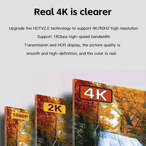 4K 60hz迷你高清多媒体接口至高清多媒体接口电缆镀金插头，用于显示器平板摄像机高清电视显示投影迷你高清电视至高清多媒体接口2.0电缆 - Product Image 4