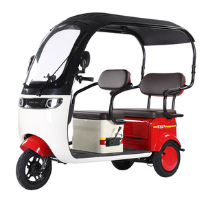Cơ Bản 48V 800W Điện Xích Lô Trike 3-Bánh Xe Khung Thép Mở Kính Chắn Gió Mưa Bìa Phía Sau Trung Tâm Động Cơ - Product Image 4
