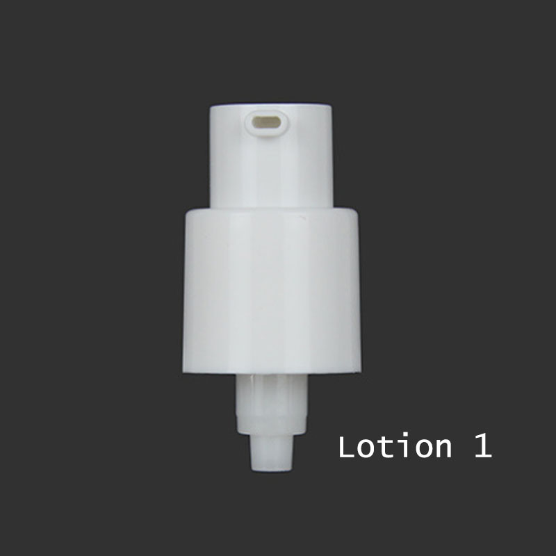 Transparent Frosted Bottle and White lotion 1