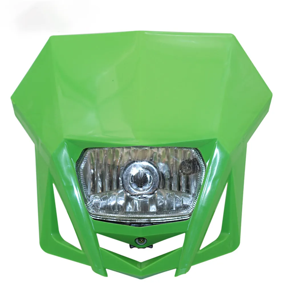Ghostface-مجموعة المصباح الأمامي للدراجة الترابية, ل KTM230 H4 ، مجموعة المصباح الأمامي ، غطاء المصباح الأمامي للوجه الشبح