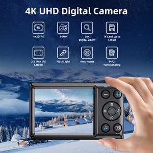Factory Direct HD 4K 64MP Digital <strong>Video</strong> <strong>Camera</strong> 18X Digital Zoom 2.8 Inch IPS Screen Digital Cameras for Photography - Product Image 2