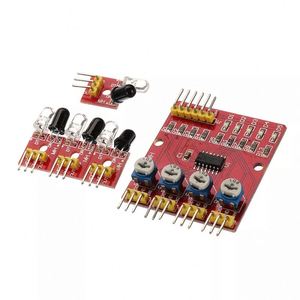 PENPOS <span class=keywords><strong>4WD</strong></span> Arduin kompatibler intelligenter Autokit mit Ultraschallmodul und Motorantriebskabel - Product Image 4