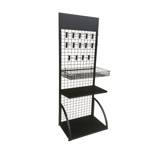 Einzelhandel geschäft Shop Point of Sales Draht geflecht Metallgitter Wand haken hängen Merchandise Regal Boden <span class=keywords><strong>Display</strong></span> Stand Rack