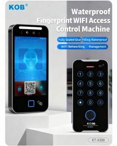 KOB Outdoor Waterdichte Vingerafdruk Toegangscontrole All-in-One Metalen Gezichtsherkenning Toegangscontrolesysteem voor Kantoor - Product Image 1