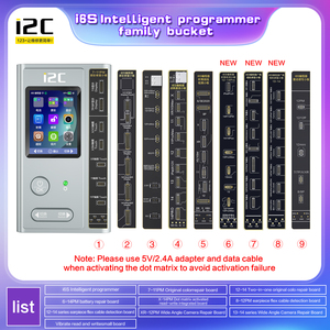 <strong>I2C</strong> I6S <strong>Programmer</strong> for 6-15 PM Battery Repair Original Color True Tone Function Fingerprint Dot Matrix Phone Repair Tools - Product Image 4