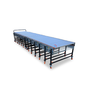 Customized Rubber-coated Anti-slip Flexible Roller <strong>Conveyor</strong> Powered Roller Line Galvanized Roller <strong>Conveyor</strong> for Boxes <strong>Unloading</strong> - Product Image 2