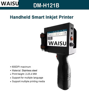 WAISU 25.4mm New <strong>Design</strong> Date Code Printer Handheld Hand Held Inkjet Ink Jet Printer <strong>Coding</strong> Machine for Packing Label - Product Image 6