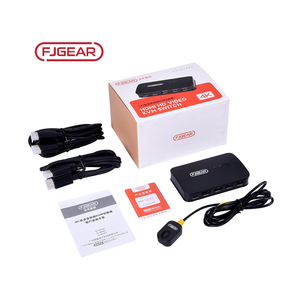 Fjgear价格合理的手动黑色Usb 2.0全速传输Kvm开关2x1 4K Hdmi Kvm切换器 - Product Image 3