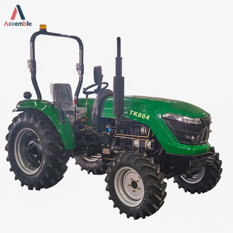 60 PS Traktor 4x4 2 Gruppen von hydraulischen Ausgangs traktoren mit optionaler Kabine für die Landwirtschaft