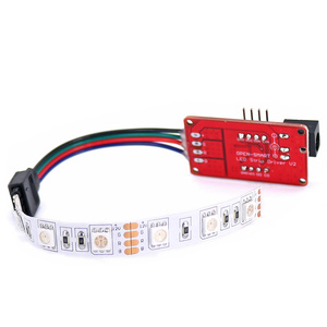 Full-color RGB <strong>LED</strong> Strip Driver Module w/ DC Jack + 10cm RGB <strong>LED</strong> Strip for <strong>Arduino</strong> OPEN-SMART