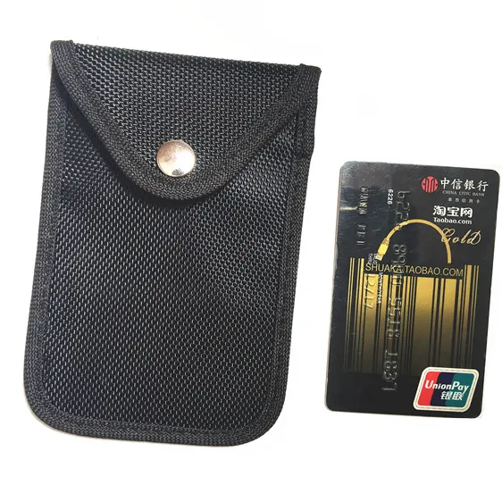 car keys holder rfid blocking wallet card holder storage bag