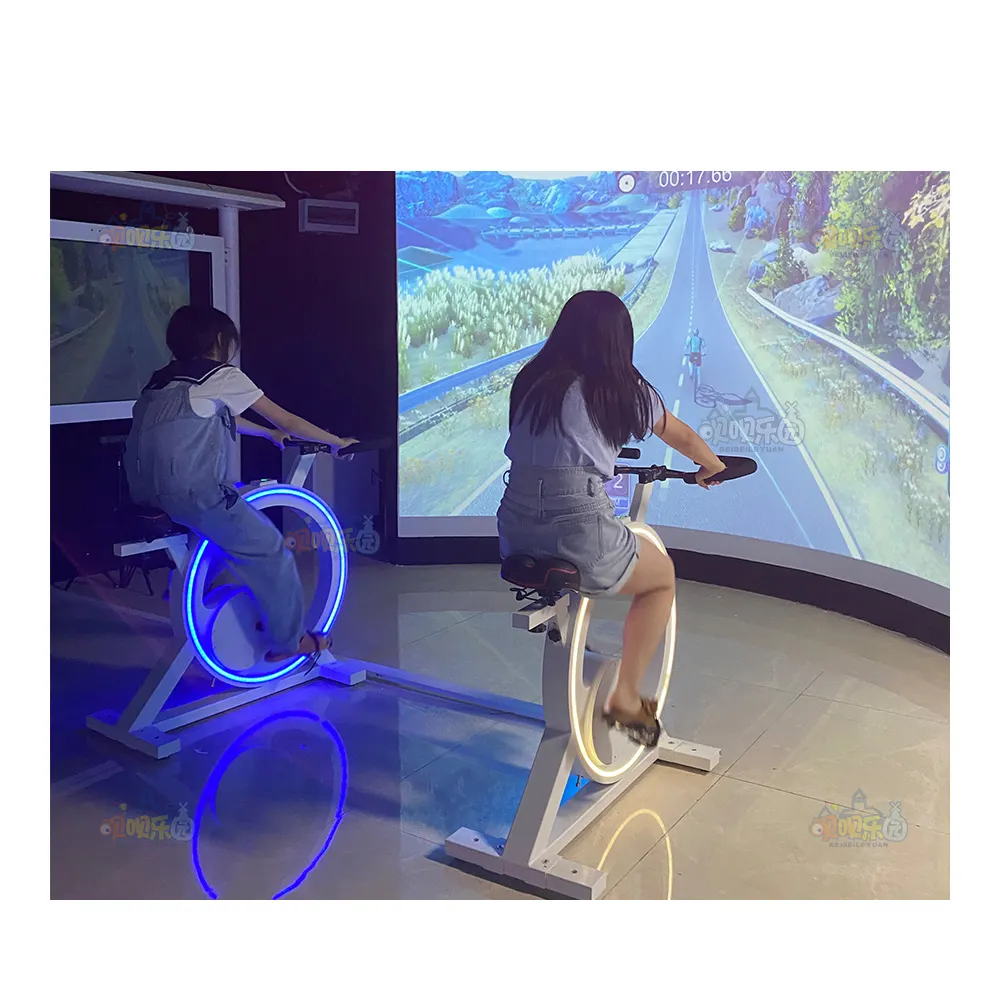 AR trò chơi đua xe đạp chiếu tương tác 3D cho các môn thể thao lành mạnh trong nhà