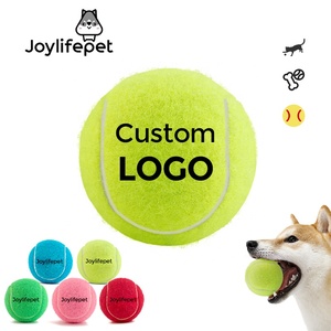 Gói Của Tùy Chỉnh In Logo Mang Nhãn Hiệu Quả Bóng Tennis Cho Chó 2.5 Inch Tương Tác Đồ Chơi Vật Nuôi Cho Bãi Biển Đào Tạo Và Ném Thực Hành - Product Image 1