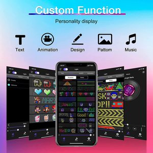 Flexible RGB <strong>LED</strong> Display <strong>Board</strong> Customizable Color Controls <strong>5mm</strong> for Outdoor Welcome Displays DIY <strong>LED</strong> Signs for Cars Retailer - Product Image 3