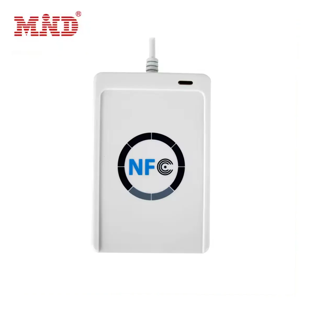 휴대용 13.56 백만헤르쯔 RFID ISO14443 USB 비접촉식 NFC 카드 리더