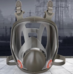 Fabrika doğrudan satış 6800 tam maske kimyasal maske ile P-A-1 kartuş yüz parçası maske kitleri için toz buharlar koruma - Product Image 3