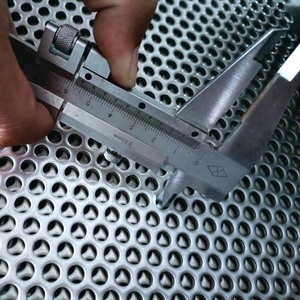Gi Galvanized Decorative ultra Fine Perforated Plate Metal Screen Sheet Panel Mesh Rectangular square Round <strong>Oblong</strong> <strong>Hole</strong> - Product Image 5