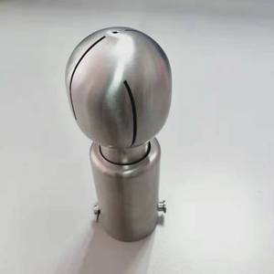 衛生的な処理ラインで使用される容器用のCIP (Cleaning-in-Place) 回転式スプレーヘッドは自由回転スピナーボールをきれいにします - Product Image 4