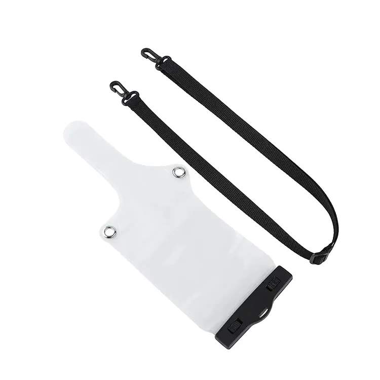 Xách tay hai cách đài phát thanh không thấm nước không ướt Túi trường hợp Pouch tương thích Walkie Talkie