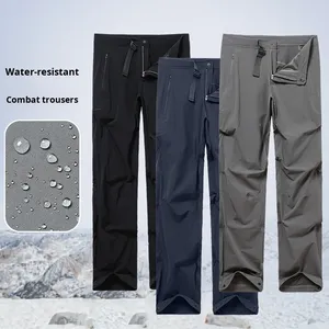 Gamma Unisex Outdoor Softshell Broek Voorraad Fleece Gevoerde Vogelhuisje Winddichte Slijtvaste Casual Rechte Pijpen Wandelbroek - Product Image 3
