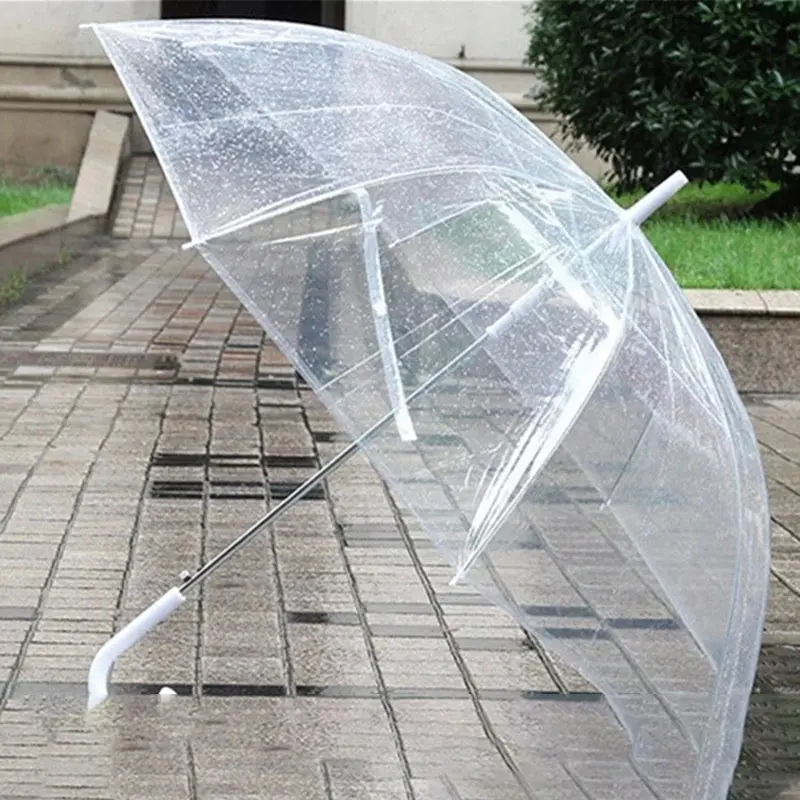 FMU015 Neues Design Straight Golf Promotion Transparenter Regenschirm/Princess Regenschirm/klarer Regenschirm