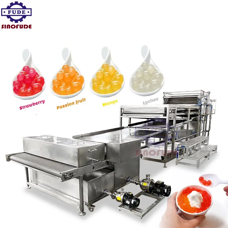 2022 Innovative Full Auto Juice Filled Popping Boba Maker Making Machine Manufacturing Equipment