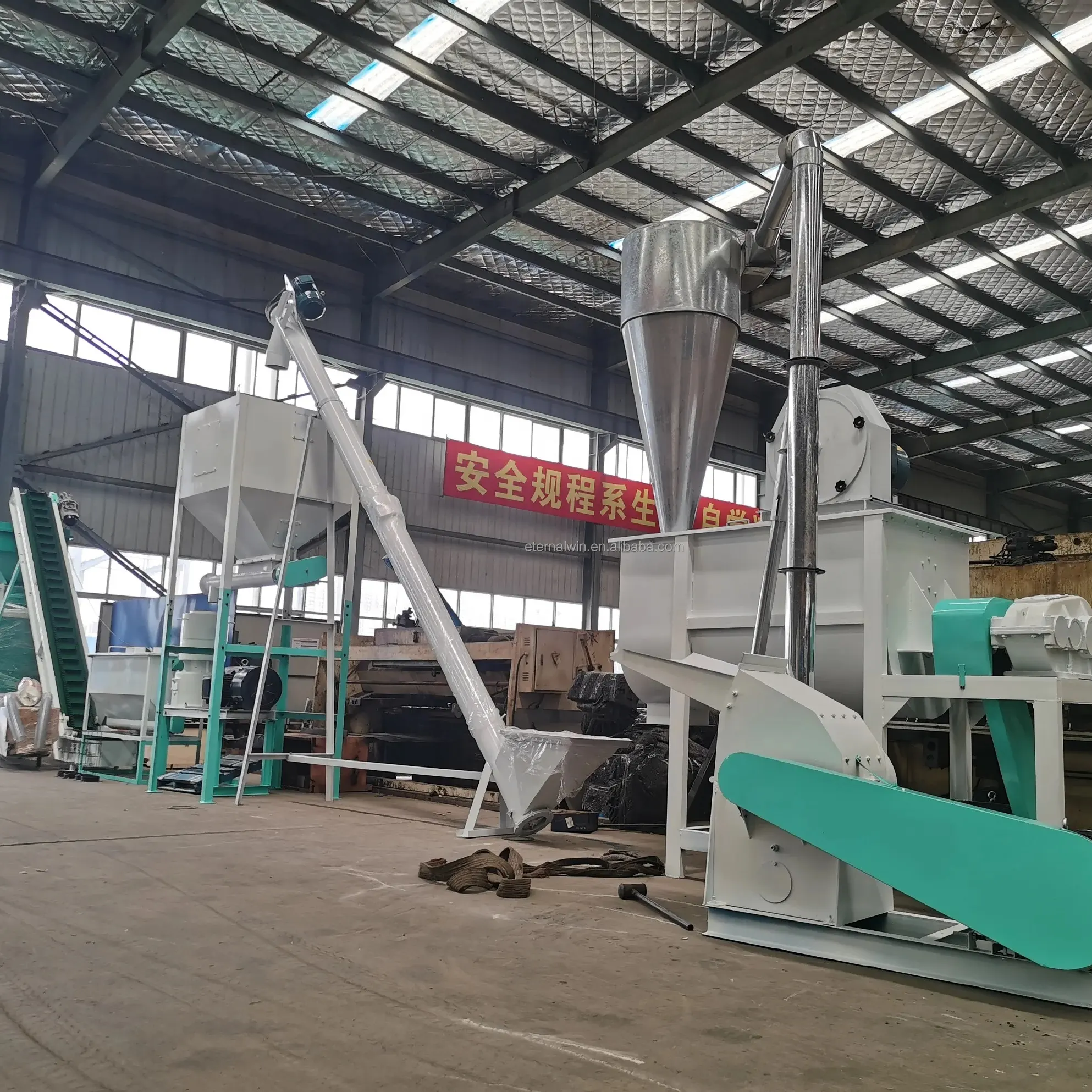 3 T/H Chicken Poultry Feed Pellet Machine for Cattle Sheep Horses Poultry Farming Equipment plant