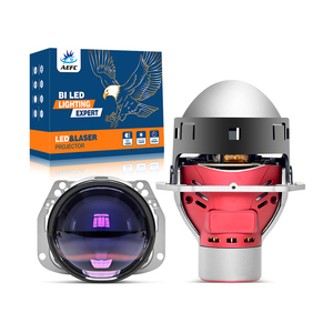 Yeni model AFS takip rotasyon bi led projektör lens 3.0 led ışıkları araba 60W 6000K led far diğerleri araba ışık aksesuarları - Product Image 1
