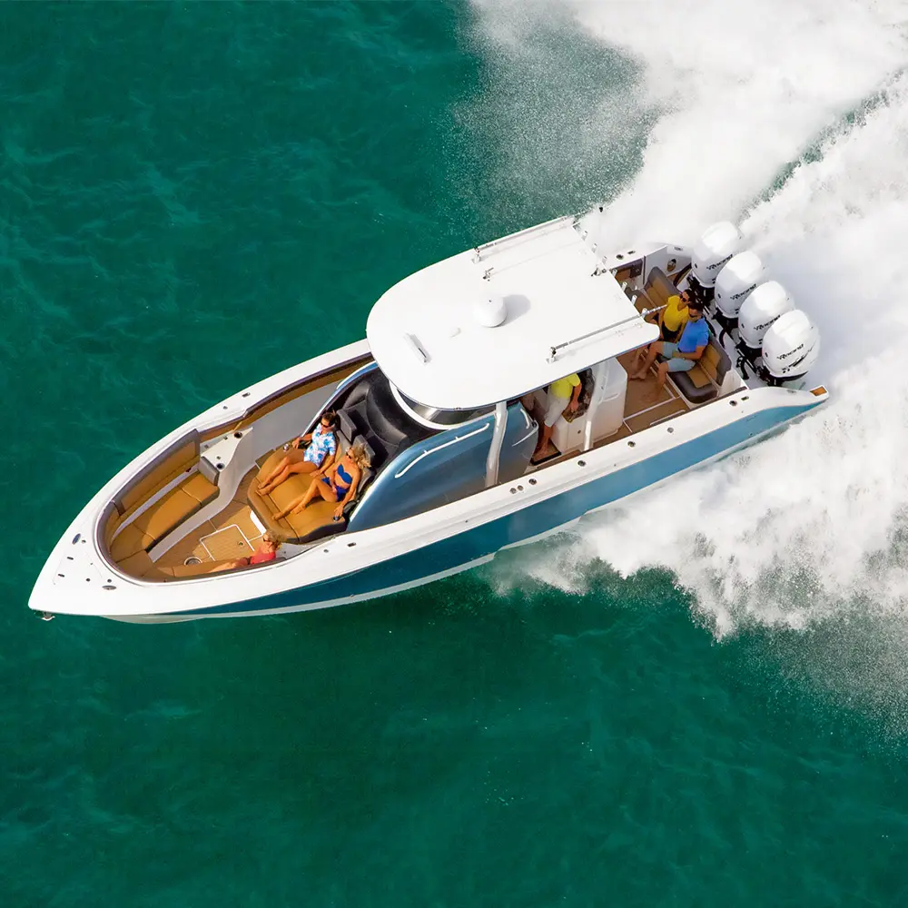Aktuelle Kin ocean New Luxus Aluminium Party Jet Boot Yacht mit Motor zu verkaufen