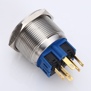 Uzun ömürlü push button ONPOW GQ25 25mm anti-vandal anahtarı anlık normalde açık aydınlatmalı SS basma düğmesi anahtarı - Product Image 6