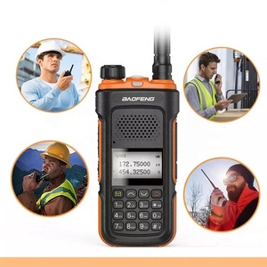 Baofeng Walkie Talkie Cifrado de Mano, Carcasa de Moldura de Doble Color, Capacidad Simplicidad de 1800 Mah, 12 Meses, Producto Negro, 2 Unidades, 1 Unidad - Product Image 6