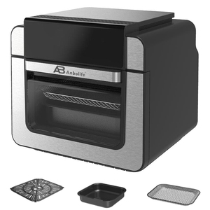 Anbolife Dual-Heating Luft fritte use Ofen mit 1800W oberen 1500W Boden mit 9 vor eingestellten Programm Innen licht - Product Image 6
