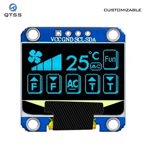 QTSS 0.96 di alta qualità \ "modulo schermo PMOLED 128x64 SSD1306 OLED IIC quadrato piccolo schermo di visualizzazione E-Paper per Arduino