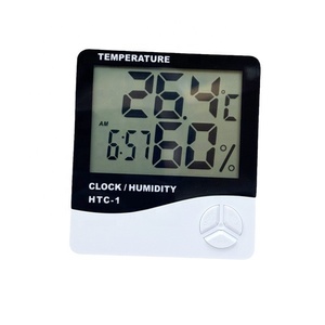 Medidor de temperatura y humedad digital Htc1, pantalla LCD DC, medidor de humedad doméstico y termómetro, higrómetro - Product Image 1