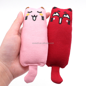 Venta al por mayor de ratones de dibujos animados interactivo resistente a mordeduras relleno mascota gatito gato dentición masticar hierba gatera juguete con hierba gatera - Product Image 4