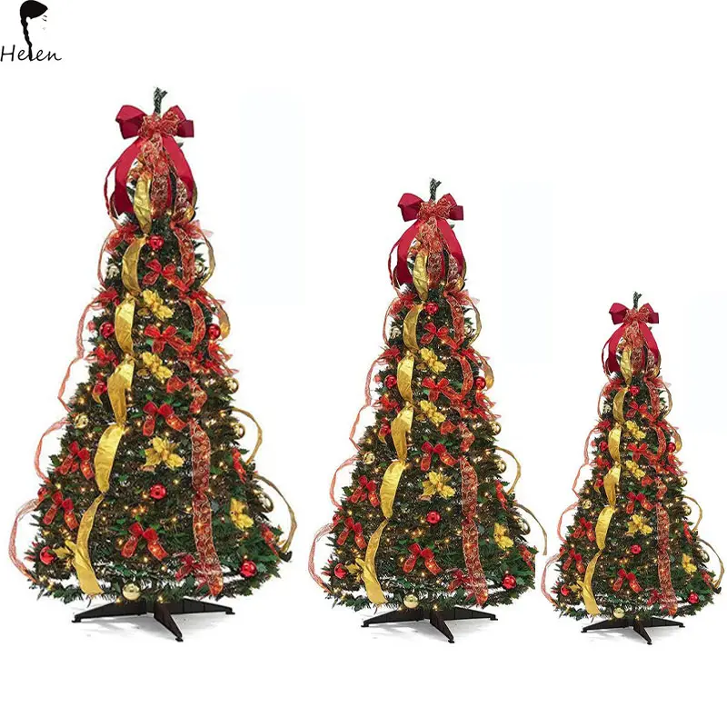 Helen yeni stil noel ağaçları yaklaşan tatil sezonu için mükemmel yapay noel ağacı parti dekor için uygun