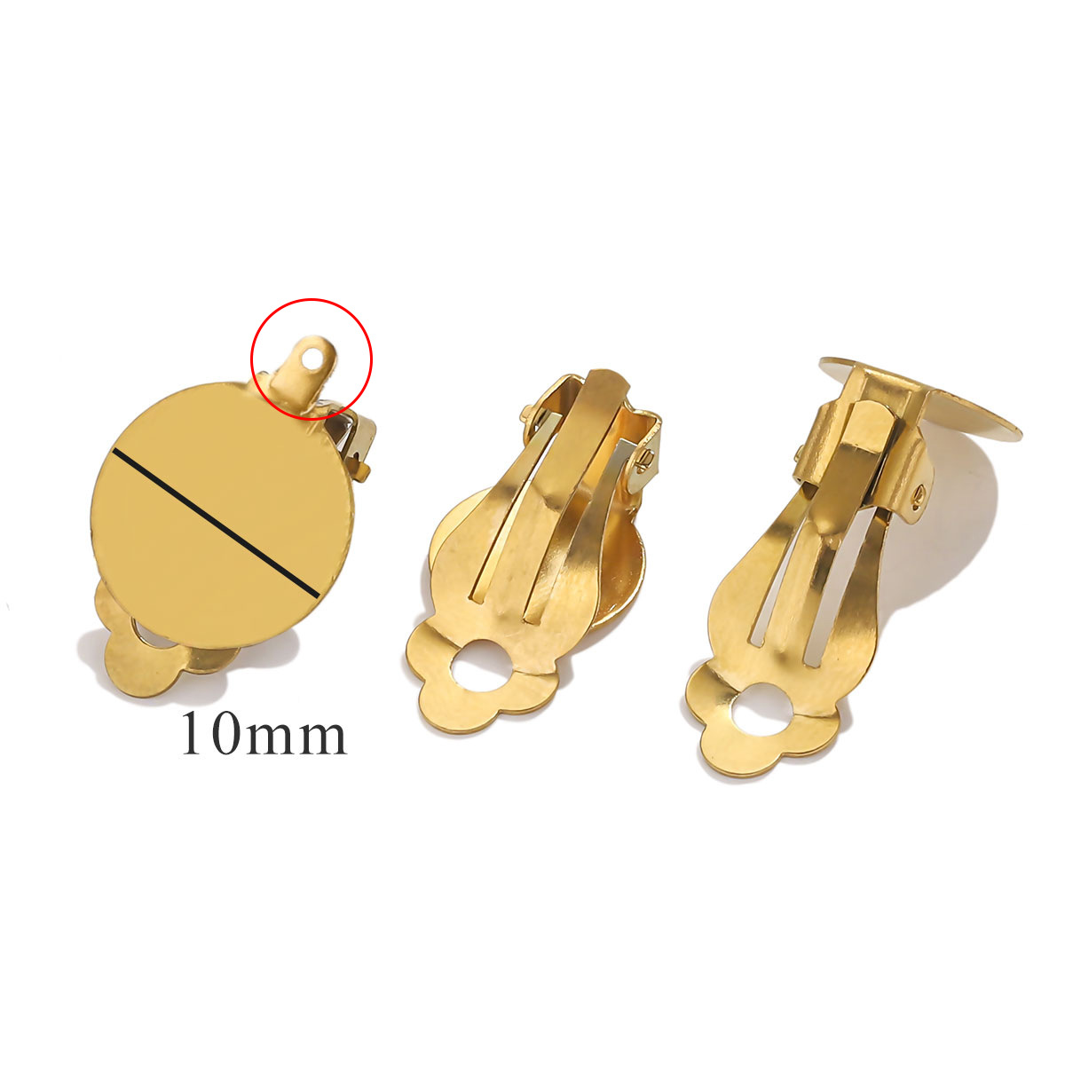 Con oro appeso-10mm