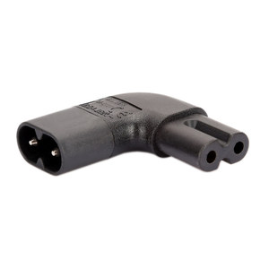電源アダプタコネクタIEC320C7〜C8図8左右角度電源アダプタ - Product Image 1