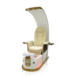 HICOMED Luxus elektrische Gesichts behandlung kosmetische Schönheit <span class=keywords><strong>Massage</strong></span> Tattoo Bett Tisch moderne Weißgold Basis Salon Möbel PU Holz Material - Product Image 3