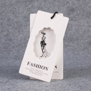 Etiquetas colgantes con logotipo impreso en ropa, de lujo personalizadas etiquetas colgantes, conjunto de etiquetas colgantes de papel con diseño de etiqueta de cuerda - Product Image 2