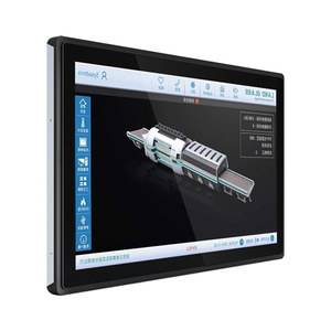 Pantalla LCD de 15,6 pulgadas HD mi Linux Win Dows Android IP65 pantalla táctil impermeable Panel de computadora PC industrial integrado