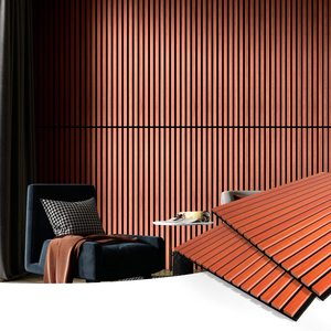 सजावटी खरीद परफोर्टेड लकड़ी संगीत स्टूडियो 3 डी स्टूडियो स्लेट लकड़ी के छत फोम को महसूस किया - Product Image 2